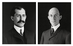 Orville and Wilbur Wright in 1905