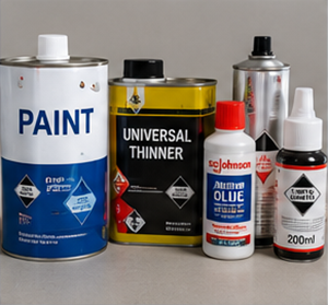 Products qualifying for Limited Quantity ADR transport including aerosols paints and chemicals
